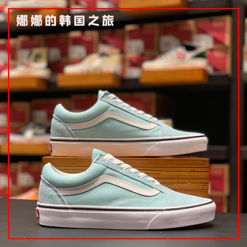 韩国代购VANS范斯Old Skool男女天蓝色低帮板鞋帆布鞋VN0007NTH7O
