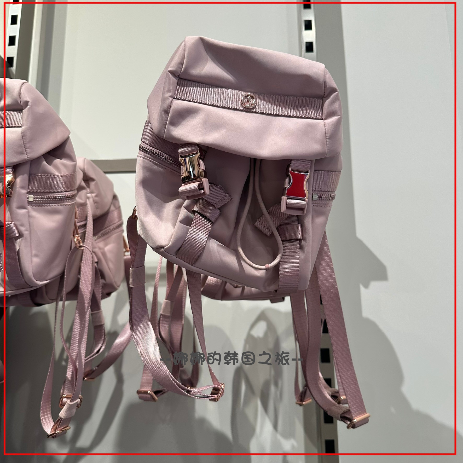 韩国代购lululemon Wunderlust Mini多用双肩背包防水休闲LU9CG7S图片