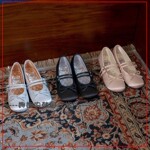 韩国代购rockfish 方头双条绑带玛丽珍芭蕾鞋绸缎日常百搭单鞋