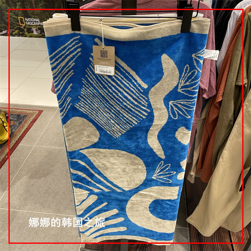 游泳浴巾吸水有机棉毛巾20030