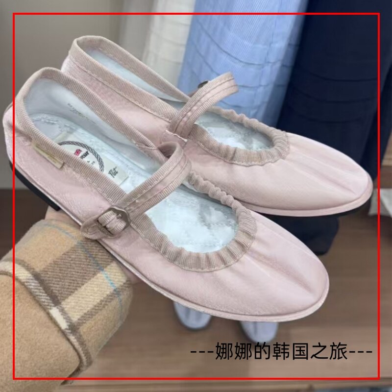 Rockfish细闪软底玛丽珍布鞋