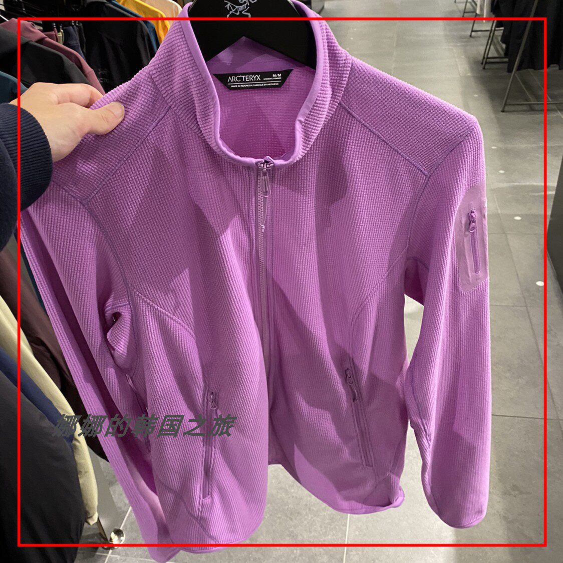 韩国代购ARC'TERYX始祖鸟Delta LT Jacket女款抓绒休闲外套23140