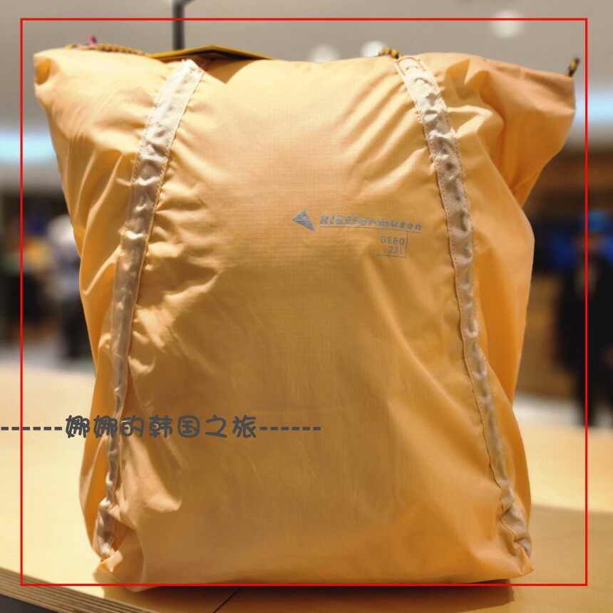 韩国代购Klattermusen攀山鼠Gebo Bag 23L轻薄单肩斜跨包 40409U