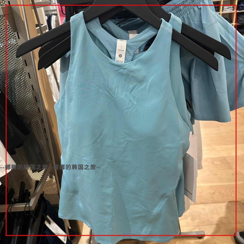 韩国代购lululemon露露乐蒙Racerback 女士网球裙背心套装LW1GD9S