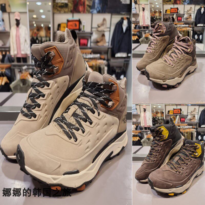 THE NORTHFACE/北面韩国直邮21秋男女中帮防水缓震登山鞋NS95M81A