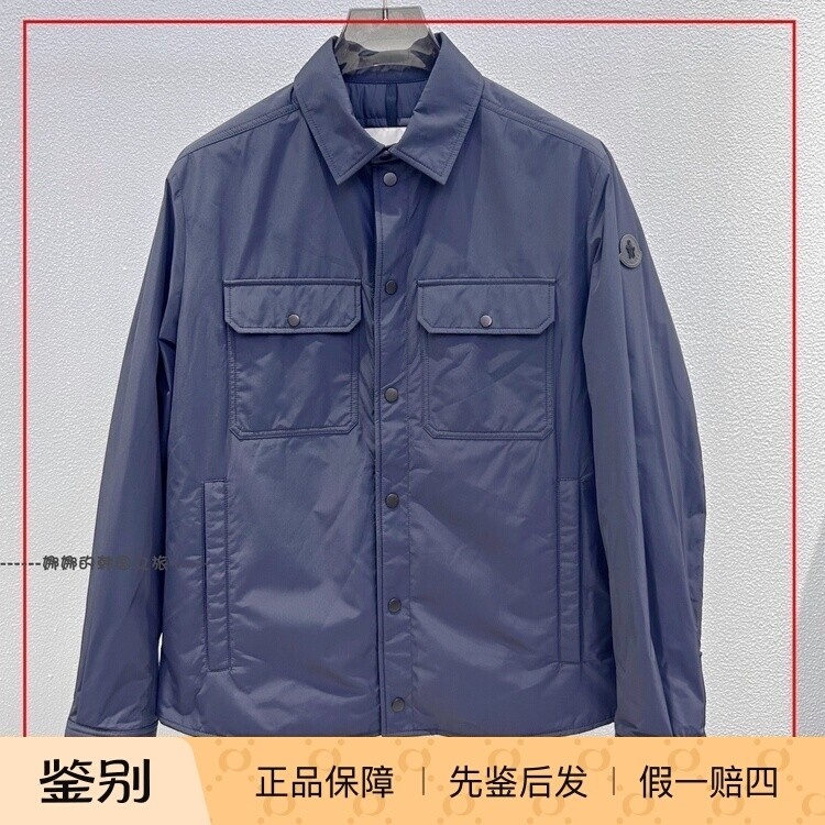 韩国代购Moncler盟可睐Oustalous FW24 休闲双口袋拉链衬衫夹克