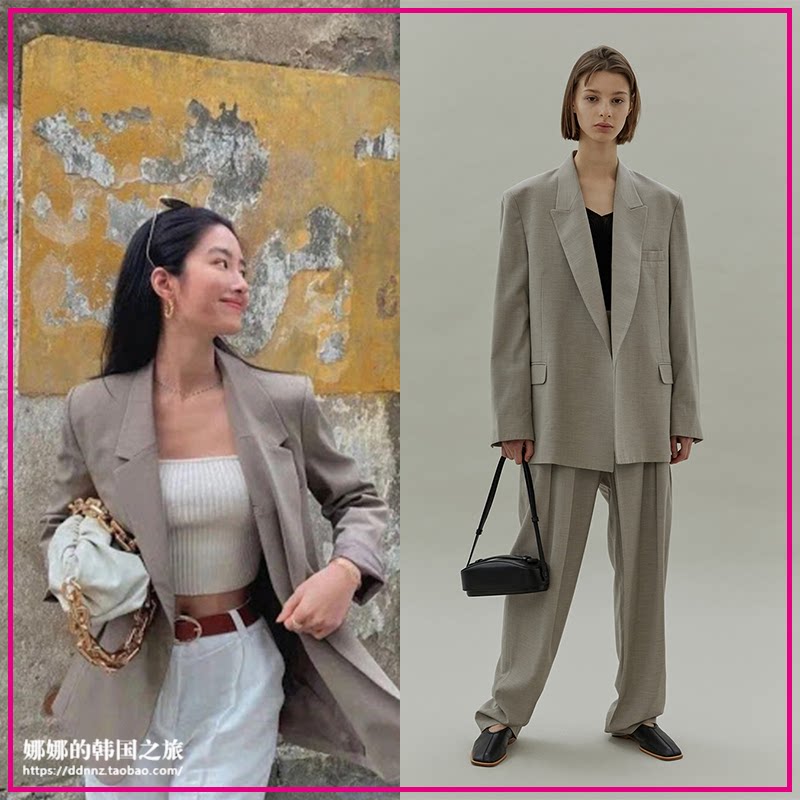 韩国正品代购西装外套LOWCLASSIC