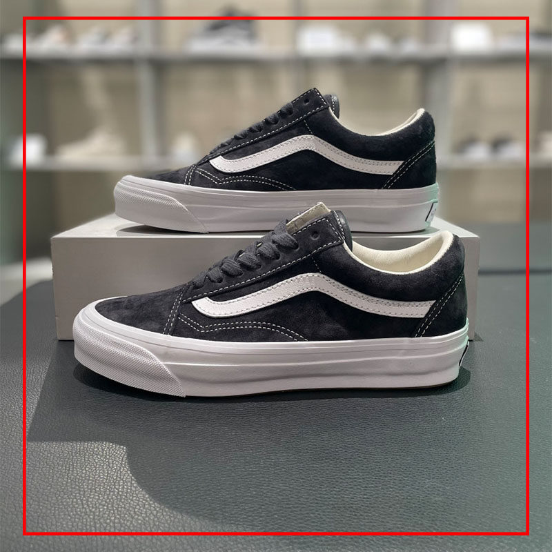 韩国代购 范斯VANS 男女情侣麂皮低昂防护板鞋帆布鞋VN000D56BYD1