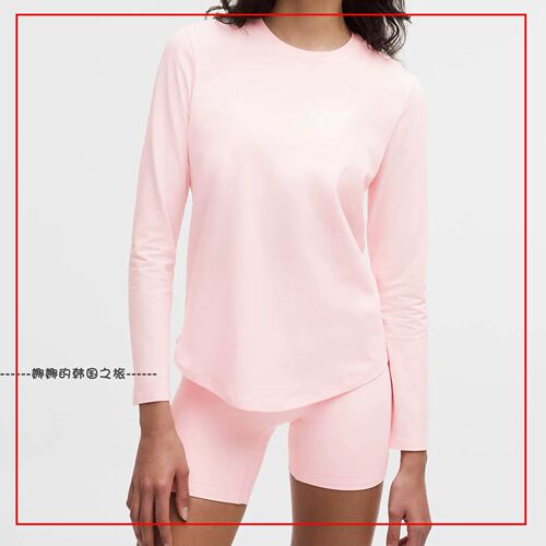 韩国代购lululemon露露乐蒙Love 女士运动健身打底长袖T恤LW3ESOS