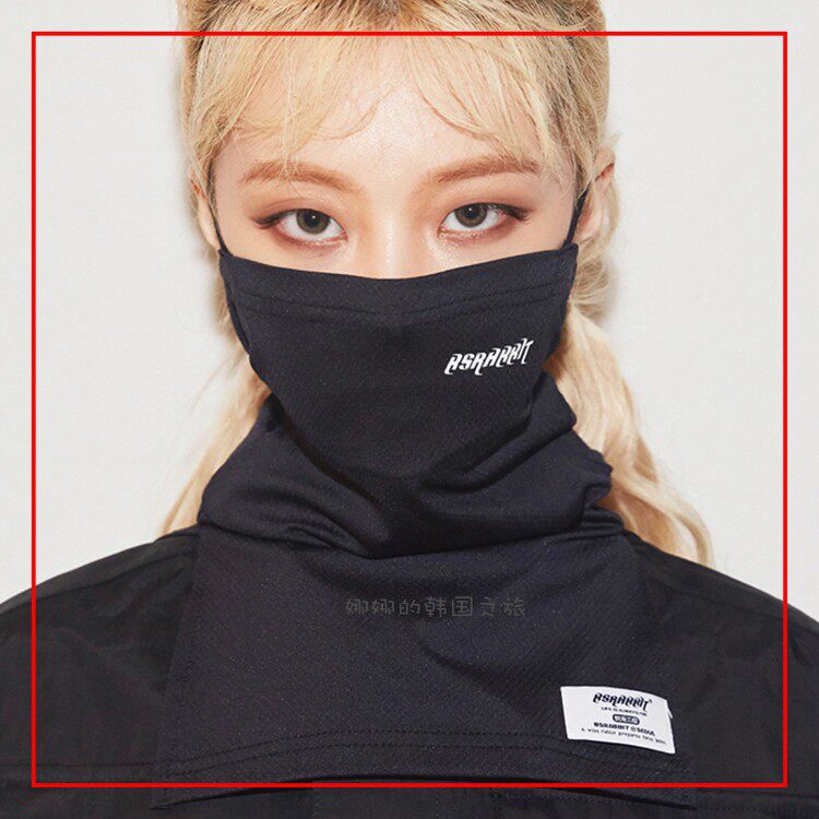 韩国正品BSRABBIT滑雪护脸男女V脸瘦脸脖套挂耳速干防风套头面罩