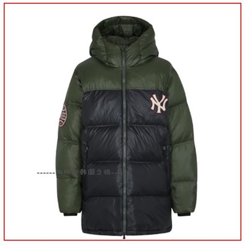 韩国代购MLB 冬季羽绒服男女保暖时尚运动休闲长款外套31DJS5961