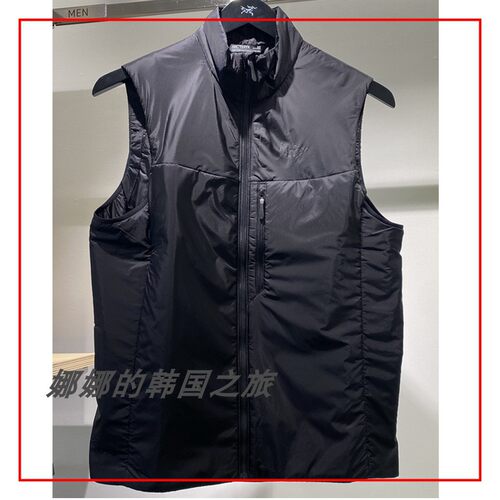 韩国代购ARC'TERYX始祖鸟Nuclei Vest 男款纯色运动休闲棉马甲