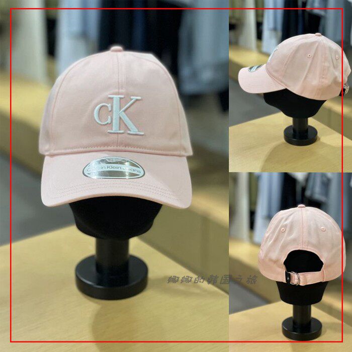 CK JEANS 韩国代购直邮 22夏男女刺绣休闲遮阳防晒棒球帽K609808