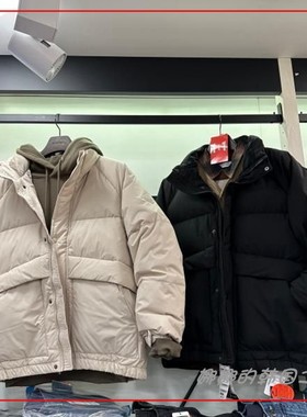 韩国代购SARINA直邮 HANGTEN专柜男女宽松立领保暖厚实韩版羽绒服