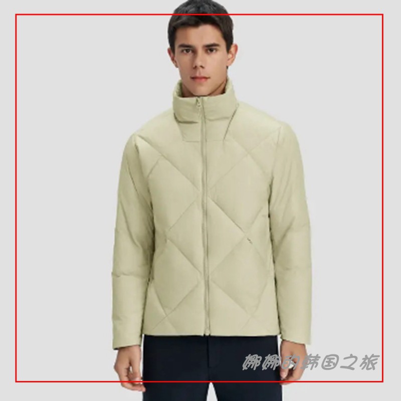 韩国代购正品冬季鹅绒保暖加厚羽绒服防风男款立领外套D5131DDJ80