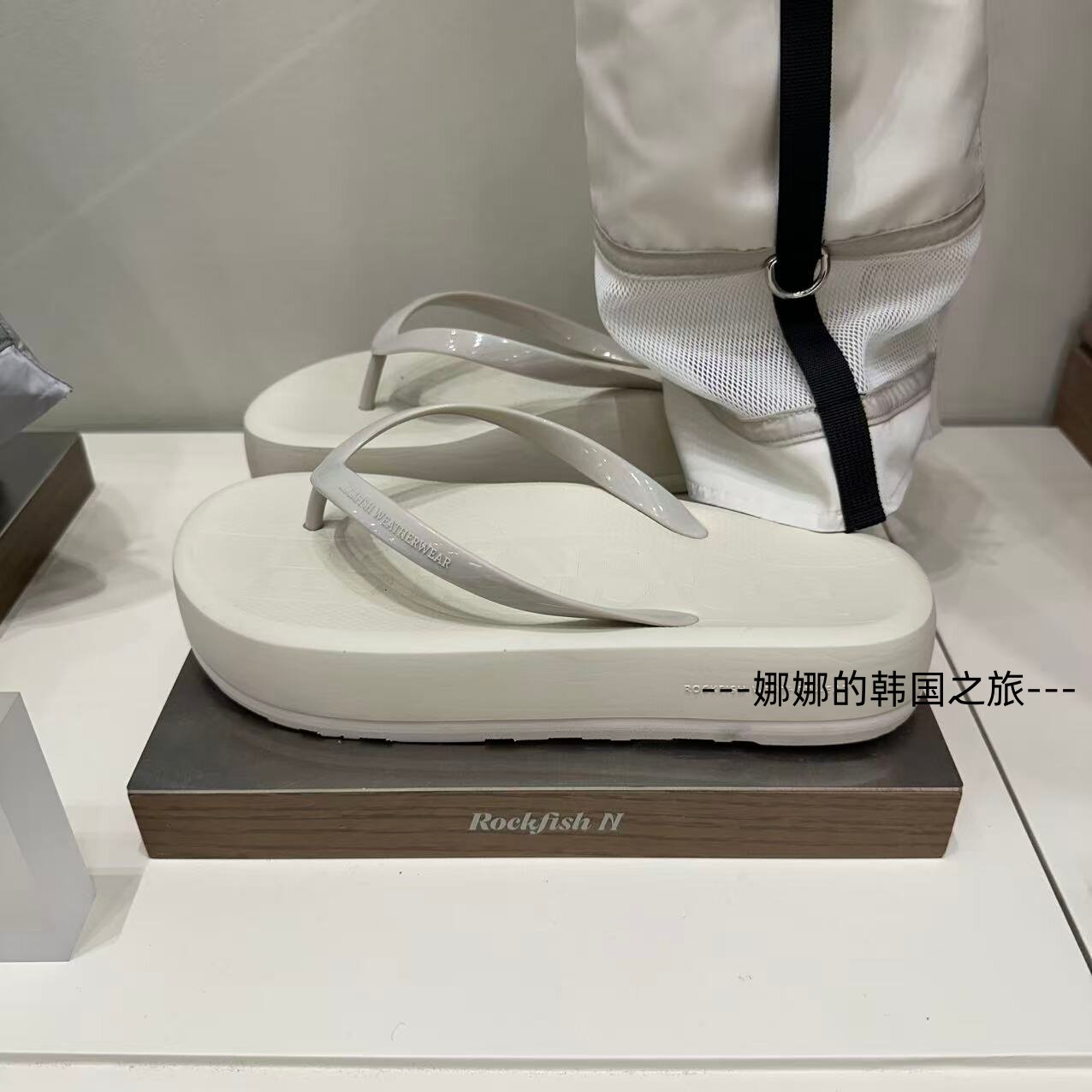 夏季增高3cm厚底人字拖防滑