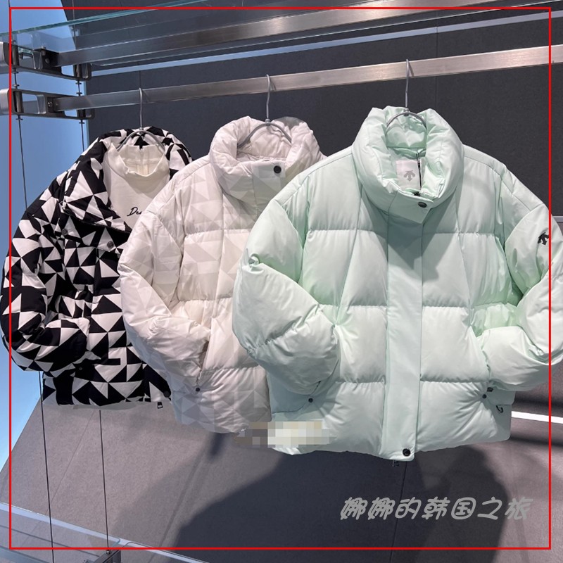 冬季鹅绒保暖加厚短款外套