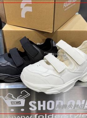 韩国代购folder label女款休闲时尚芭蕾风镂空凉鞋小皮鞋增高厚底