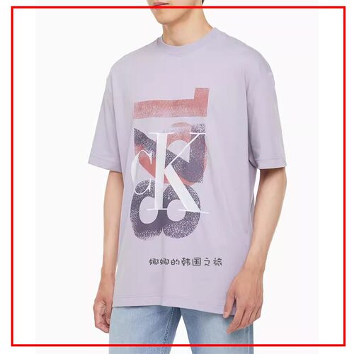 Calvin Klein Jeans 韩国直邮 23夏男圆领1987印花短袖T恤J324207