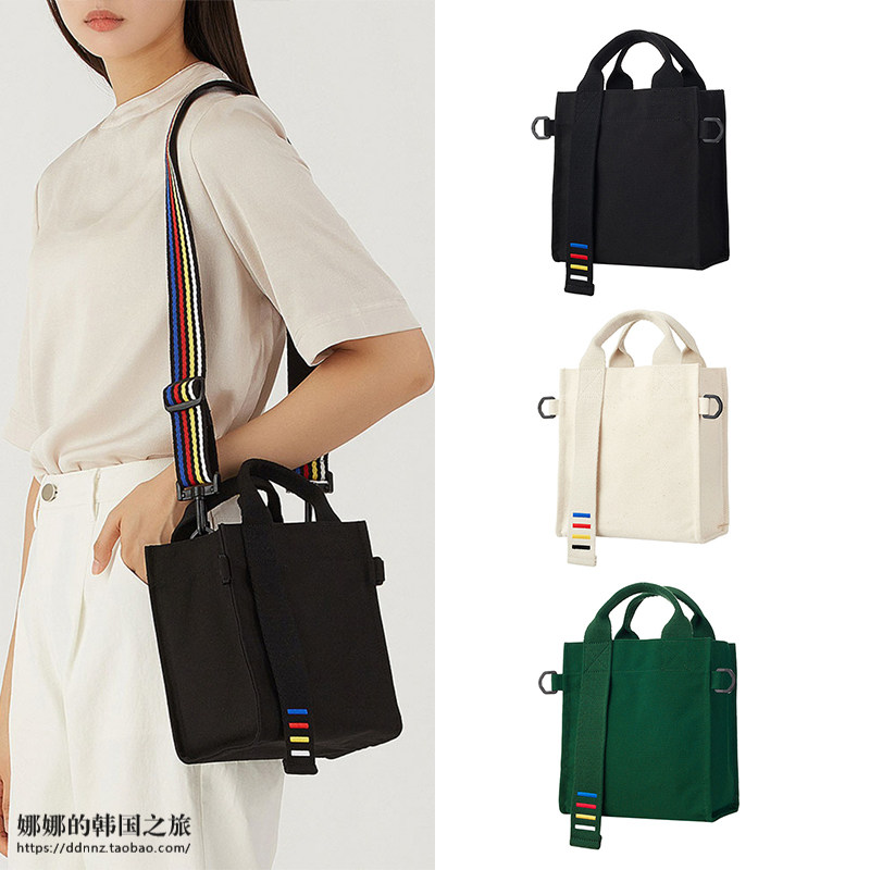 韩国正品代购MARHEN.J X MSKN2ND帆布后背多功能单肩斜挎手提包