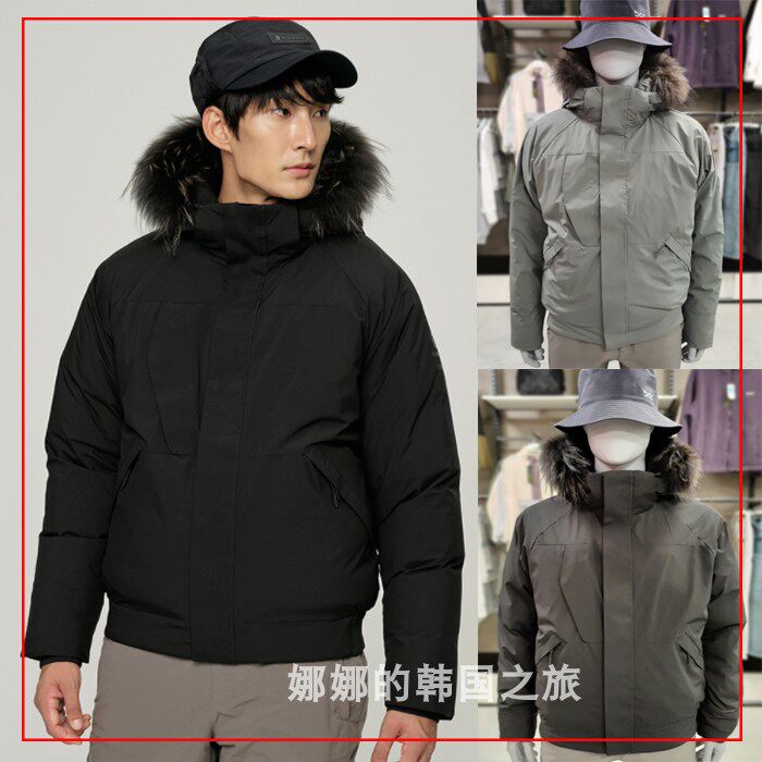 BLACKYAK/布来亚克 韩国代购22冬男士工装短款绒羽绒服1BYPAW2904