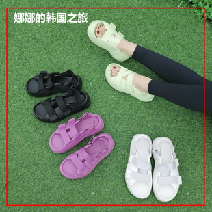 韩国代购正品UGG层云Z字拖轻盈束缚魔术贴厚底凉鞋沙滩鞋1152686