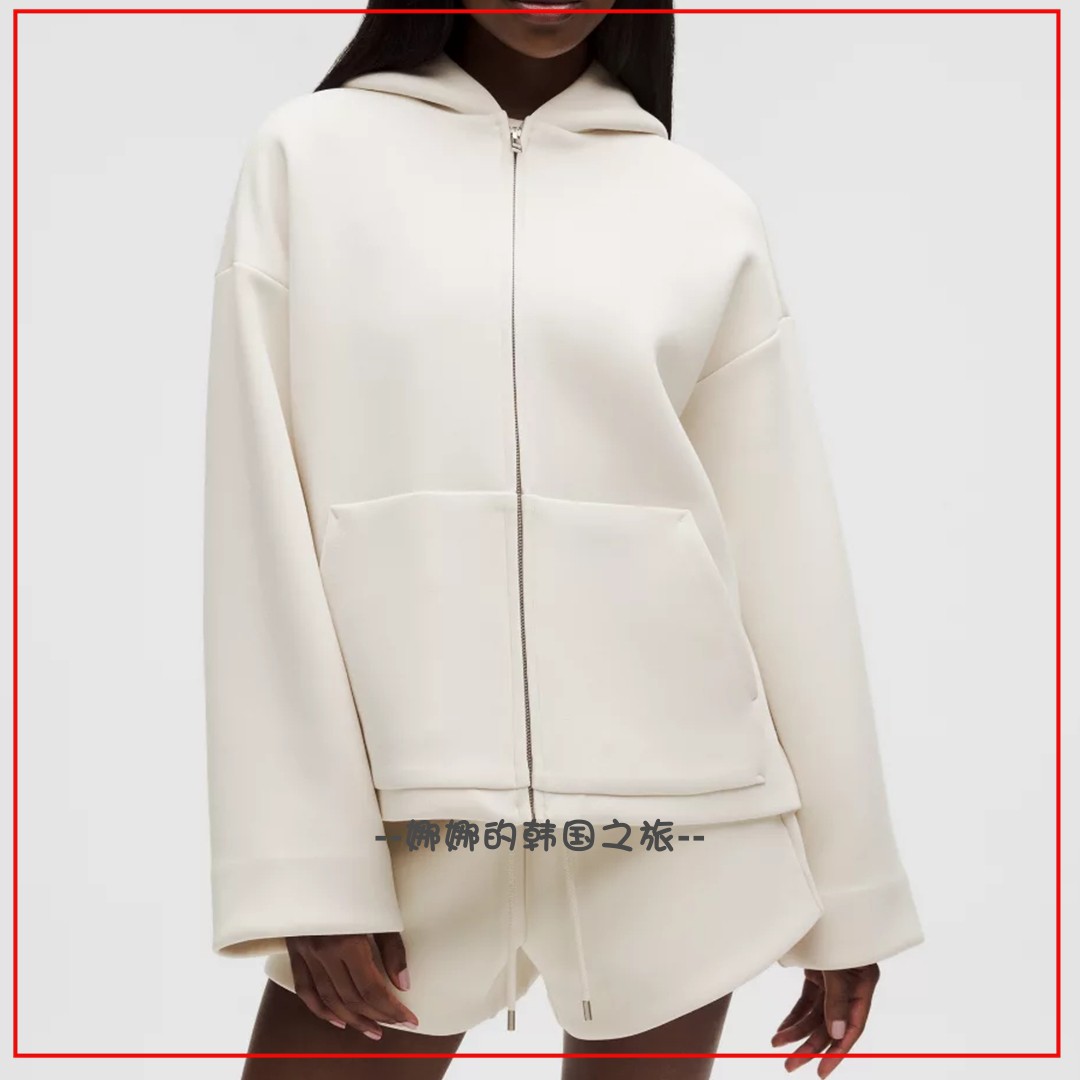 lululemon女拉链连帽卫衣外套