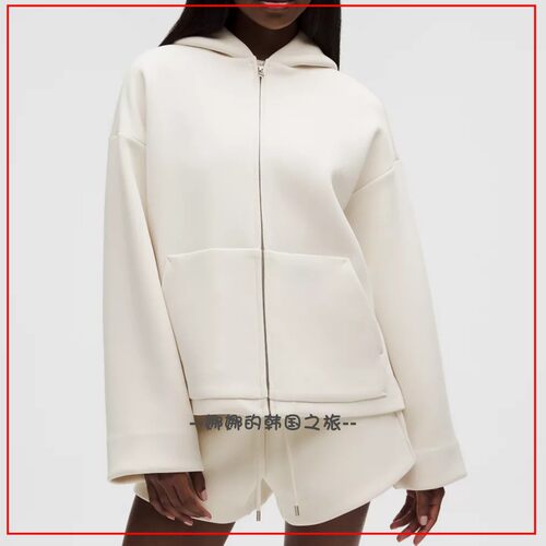 lululemon女拉链连帽卫衣外套