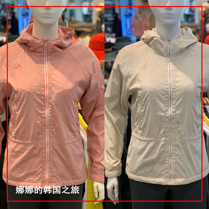 连帽薄款运动外套夹克女士