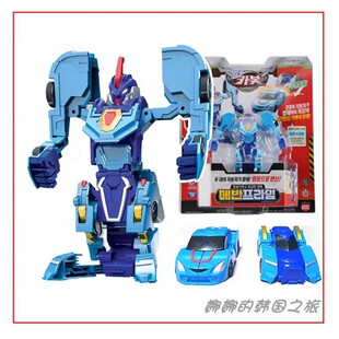 韩国代购咖宝Carbot威甲车神儿童男孩迷你汽车变形机器人玩具礼物