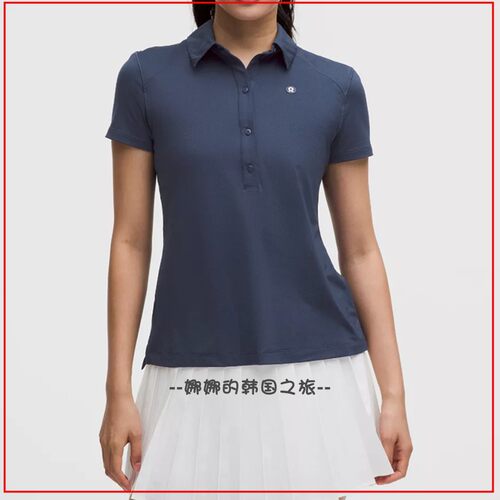lululemon高尔夫速干短袖POLO衫
