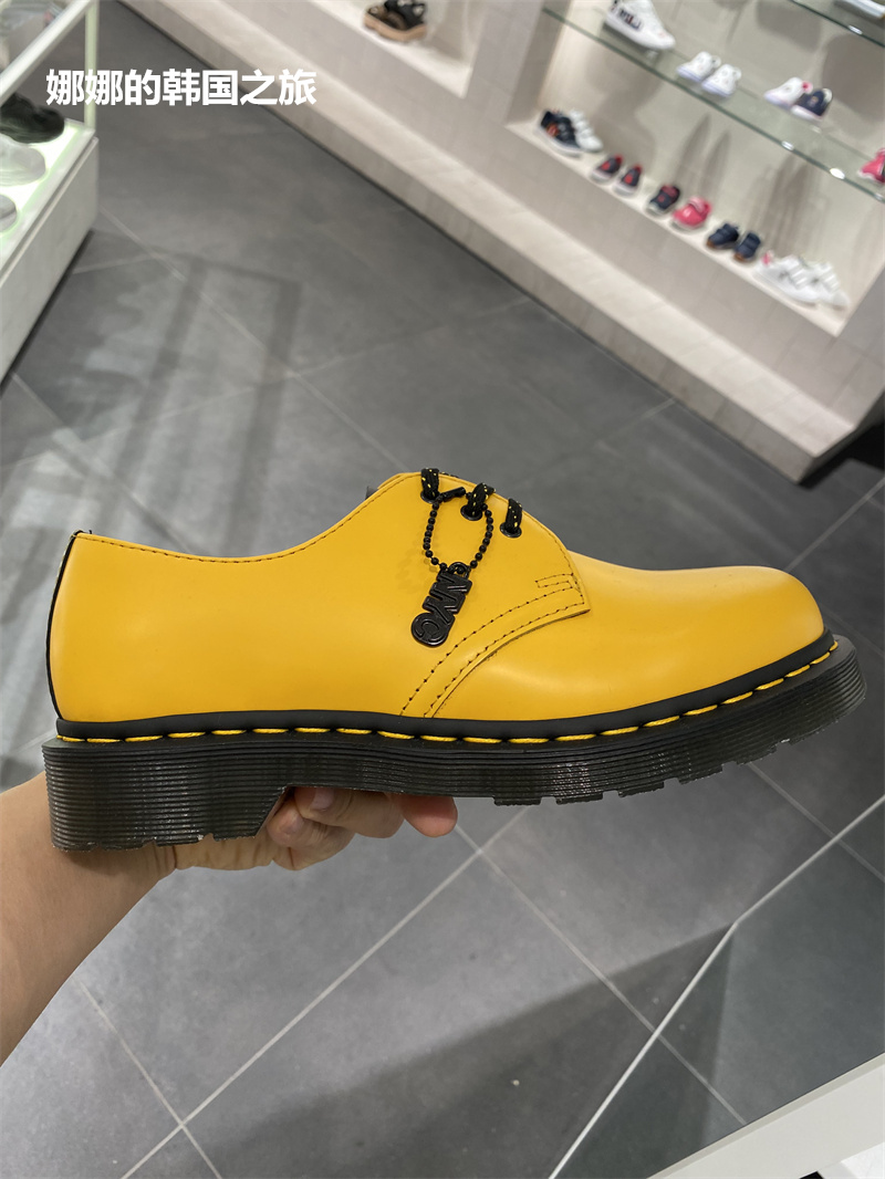 韩国代购正品Dr.martens1461 VINTAGE纽约城市限定马丁靴27265700