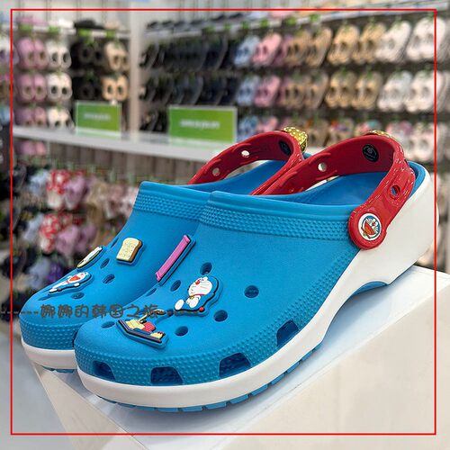 韩国代购Doraemon哆啦A梦xCrocs卡骆驰 Classic clog洞洞鞋211691