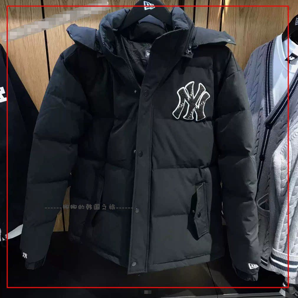 韩国代购NewEra纽亦华羽绒服明星款男女保暖时尚休闲外套14385232