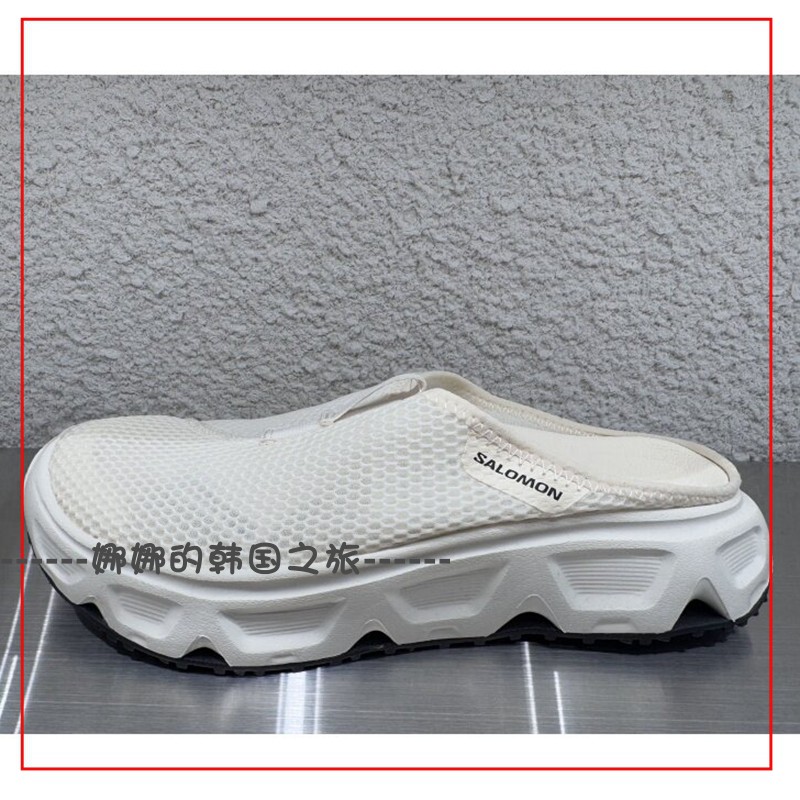 韩国代购SALOMON萨洛蒙 Reelax Slide 6.0 W 防滑网面包头拖鞋