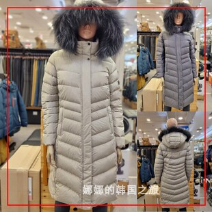 韩国直邮代购Montbell美山羽绒服女冬季保暖鹅绒收腰休闲修身外套