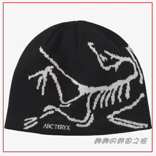 韩国代购ARC'TERYX始祖鸟保暖羊毛绒线帽男女同款冷帽X000005656