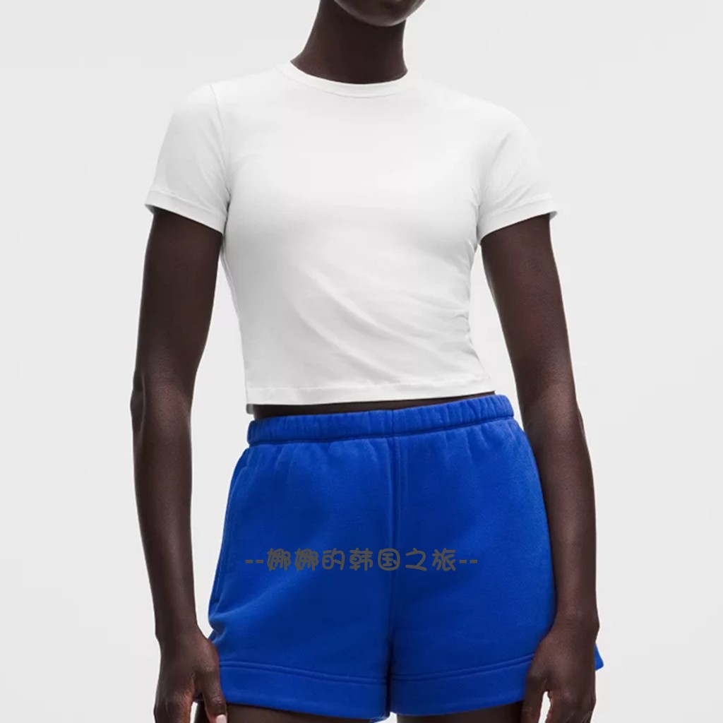lululemon女士短款修身短袖T恤