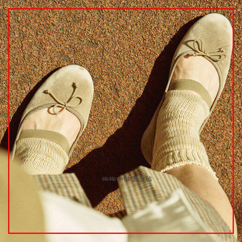 韩国直邮代购VICTORIA SHOES女士平底浅口布鞋软底日常芭蕾舞单鞋