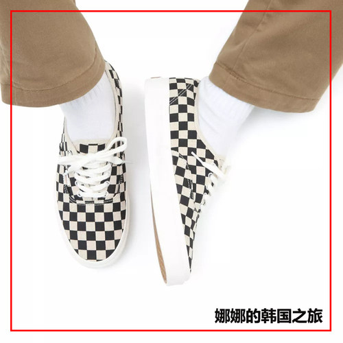 VANS男女安纳海姆棋盘格帆布板鞋