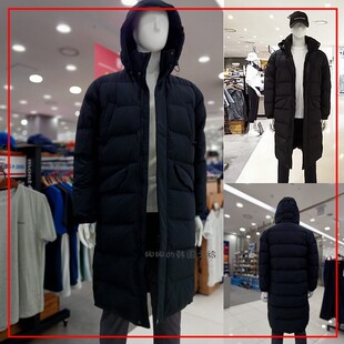 韩国代购Montbell美山冬季加厚保暖羽绒服鸭绒情侣款防风长外套