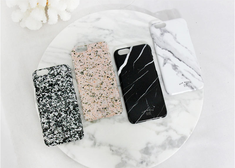 韩国代购Dear Maison大理石纹iphoneXR/X Max适用于三星手机壳潮