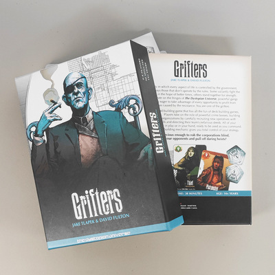 骗徒GRIFTERS桌游卡牌盗贼联盟暗黑犯罪主题心理博弈角色技能游戏