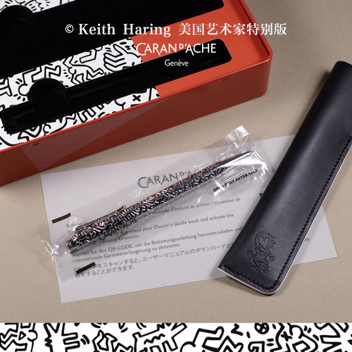 瑞士卡达圆珠笔金属笔+笔袋礼盒
