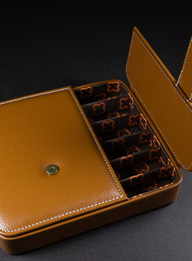 美国Esterbrook Six Pen Nook British6支装笔袋笔盒拉抽式按扣式