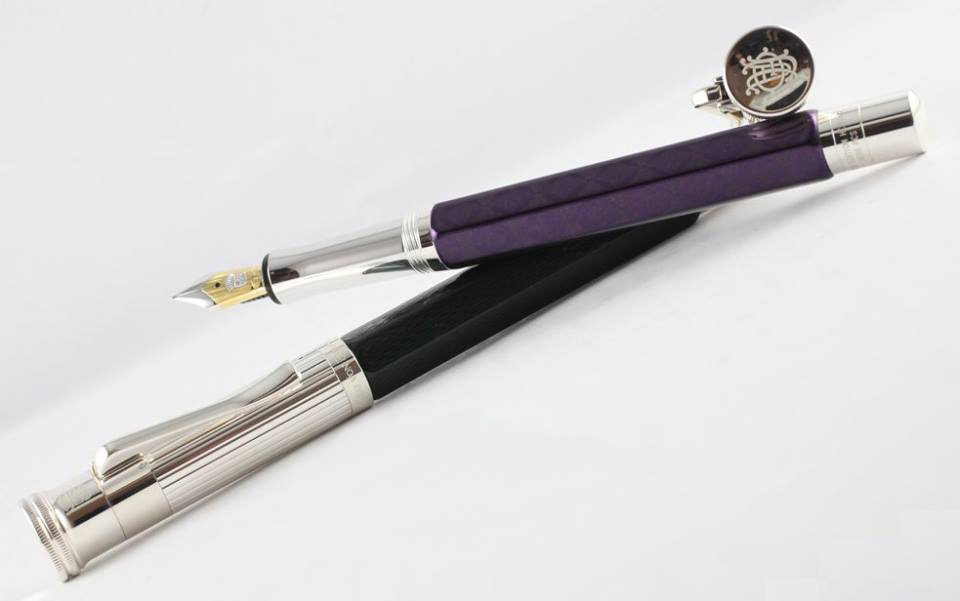 德国GRAF VON 辉柏伯爵限量版遗忘系列纯银18K金钢笔