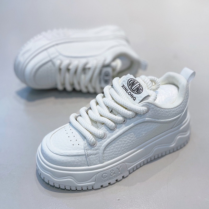 2025秋季新款真皮小白鞋