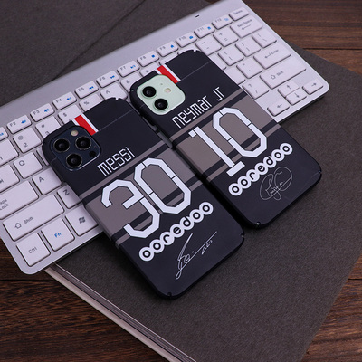 21巴黎二客球衣梅西内马尔iphone78XSMAXR 1311 12Proplus手机壳