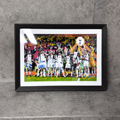 25年热刺欧联杯全家福实木装 饰相框照片墙桌摆挂框摆件壁画孙兴慜