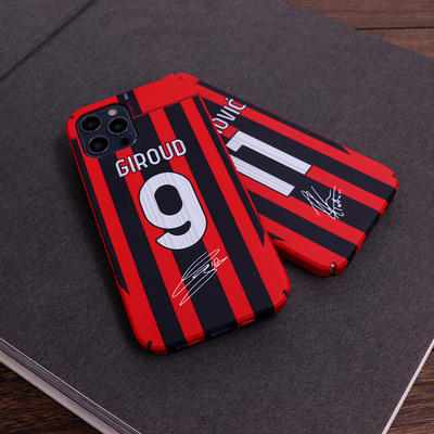 2122AC米兰伊布吉鲁主场球衣iphone78XSMAXR1311 12Proplus手机壳